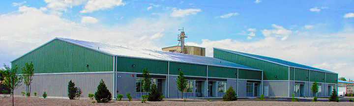 Industrial metal buildings by Spirco Manufacturing for commercial and retail use, steel construction, pre-engineered metal buildings, and industrial buildings